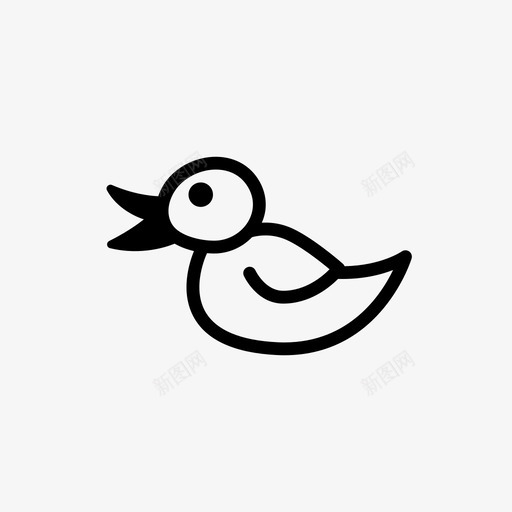 橡皮鸭洗澡小鸟图标svg_新图网 https://ixintu.com 小鸟 橡皮鸭 洗澡 玩具