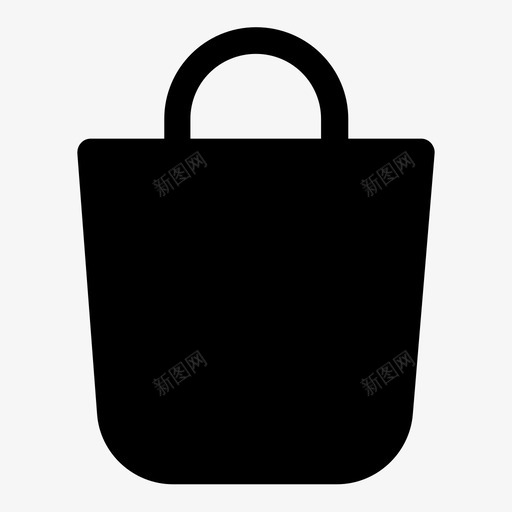 购物袋钱包化妆包图标svg_新图网 https://ixintu.com 化妆包 购物袋 钱包