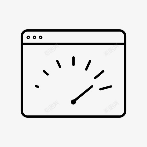仪表板页面性能图标svg_新图网 https://ixintu.com 仪表板 性能 搜索引擎优化 搜索引擎优化和网络 网页 页面