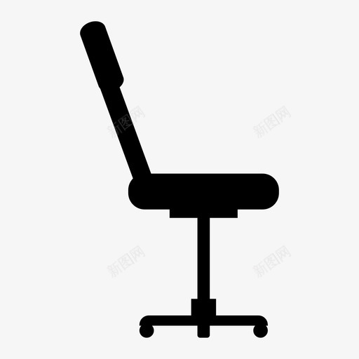 办公椅家具座椅图标svg_新图网 https://ixintu.com 办公椅 家具 座椅