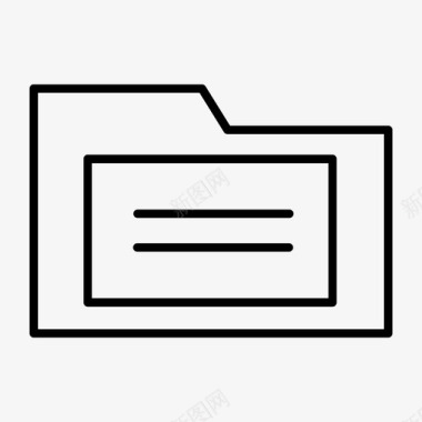 文件夹文件电子邮件图标图标