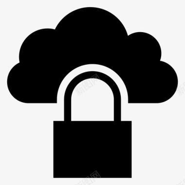 云锁密码保护图标图标