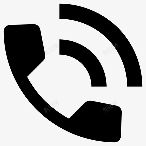 电话手持电话移动电话图标svg_新图网 https://ixintu.com 手持电话 接收器 电话 移动电话