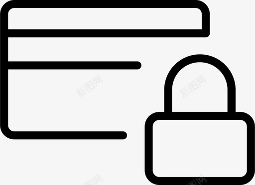 卡安全银行金融支付图标svg_新图网 https://ixintu.com 卡安全 金融支付 银行
