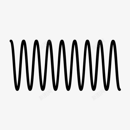 波浪线装饰性图案图标svg_新图网 https://ixintu.com 之字形 图案 声音 波浪线 装饰性