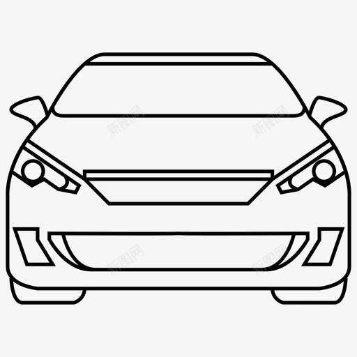 308轿车标致图标svg_新图网 https://ixintu.com 308 308gti系列 标致 车辆 轿车