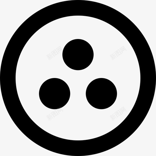 圆形RGB按钮材质单色图标svg_新图网 https://ixintu.com 单色 圆形RGB按钮 材质设计