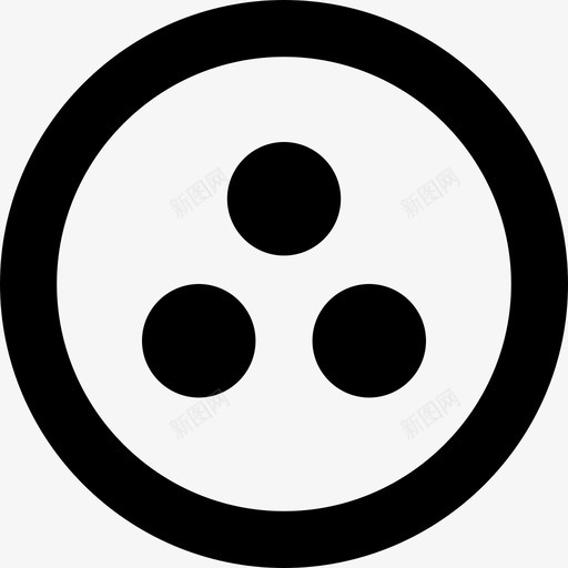圆形RGB按钮材质单色图标svg_新图网 https://ixintu.com 单色 圆形RGB按钮 材质设计