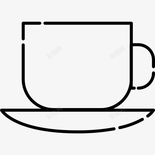 咖啡杯热咖啡热饮料图标svg_新图网 https://ixintu.com 咖啡店 咖啡杯 热咖啡 热饮料