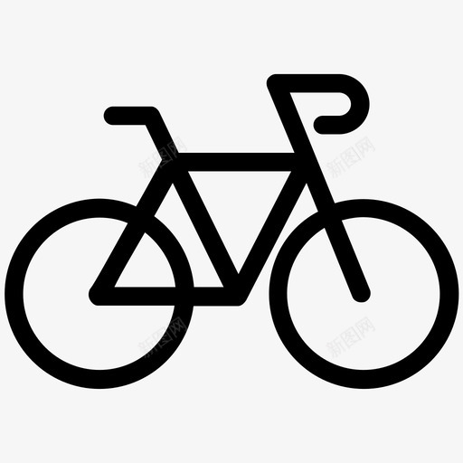 自行车可持续发展图标svg_新图网 https://ixintu.com 可持续发展 自行车
