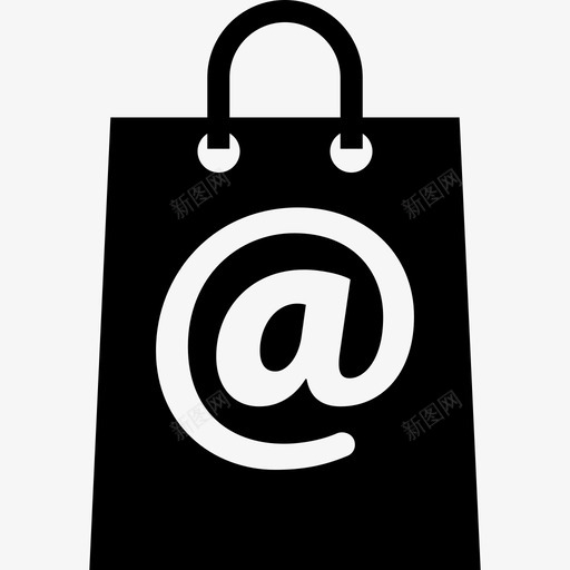 在线纸袋电子商务购物图标svg_新图网 https://ixintu.com 商店 在线纸袋 电子商务 购物