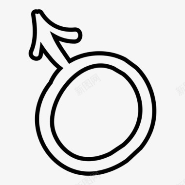 男性性别象征图标图标