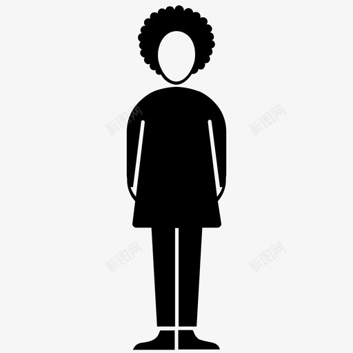 女人黑人人类图标svg_新图网 https://ixintu.com 人 人类 女人 我们这些人 黑人