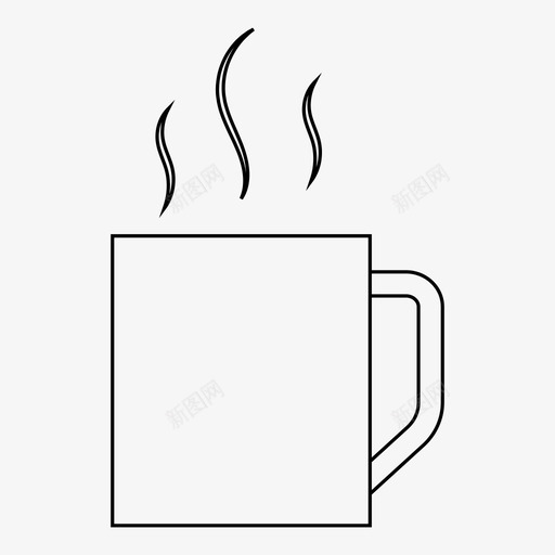 茶咖啡热饮料图标svg_新图网 https://ixintu.com 咖啡 热饮料 茶