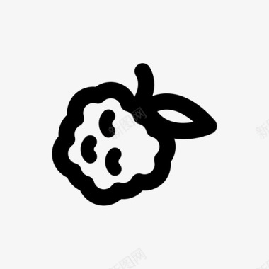 覆盆子黑莓水果图标图标