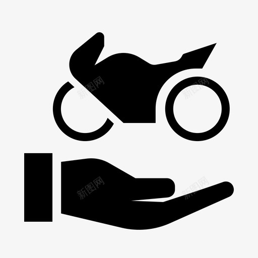 摩托车保险援助护理图标svg_新图网 https://ixintu.com 护理 援助 摩托车保险 摩托车标志 支持