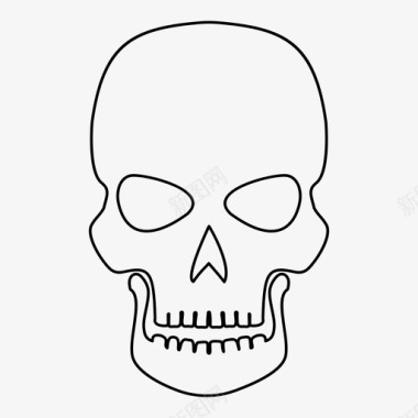 头骨死人头图标图标