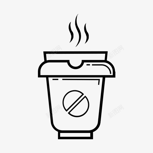 咖啡冷饮热咖啡图标svg_新图网 https://ixintu.com 冷饮 咖啡 热咖啡 牛奶