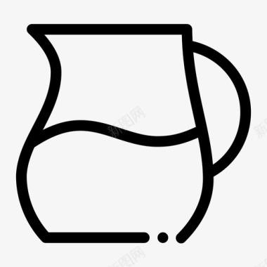 水壶陶器玻璃图标图标