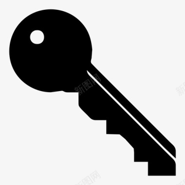 房子钥匙锁图标图标