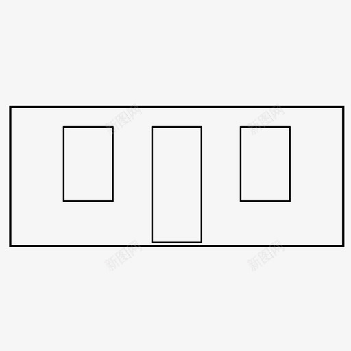 墙组成建筑木匠图标svg_新图网 https://ixintu.com 墙基础 墙组成 建筑 开口 木匠 木结构