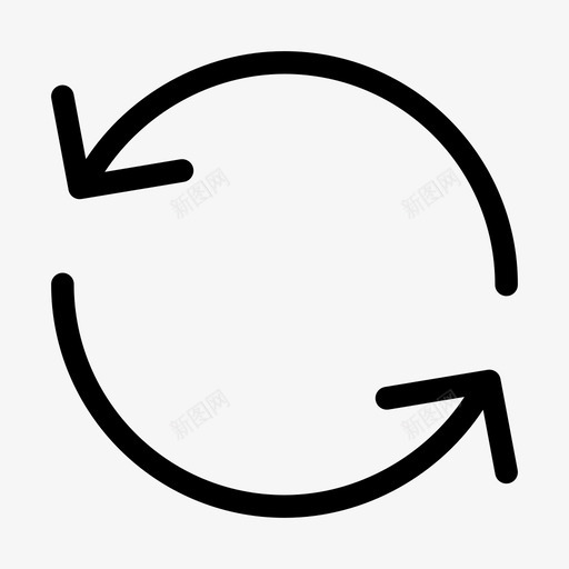 重新加载刷新重新启动图标svg_新图网 https://ixintu.com 中 刷新 同步 重新加载 重新启动