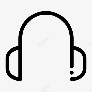 耳机音频播放器音乐图标图标