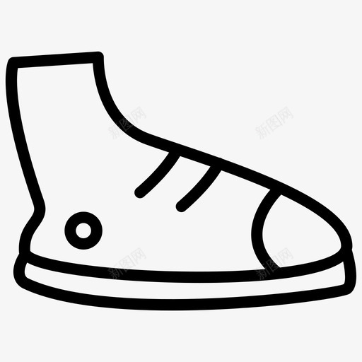鞋运动鞋款式图标svg_新图网 https://ixintu.com 时尚 款式 运动鞋 鞋