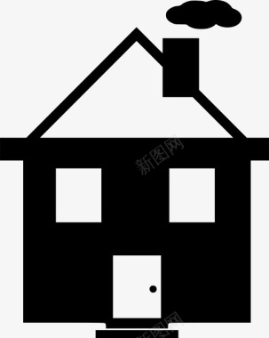 房子公寓建筑物图标图标