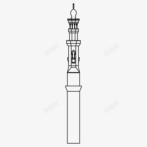 伊斯兰图案阿拉伯建筑图标svg_新图网 https://ixintu.com 伊斯兰图案 图案 尖塔 建筑 斋月 清真寺 阿拉伯