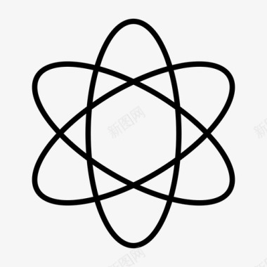 原子原子能原子力图标图标