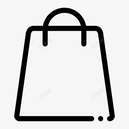 购物袋行李旅行袋图标svg_新图网 https://ixintu.com 旅行袋 行李 购物袋