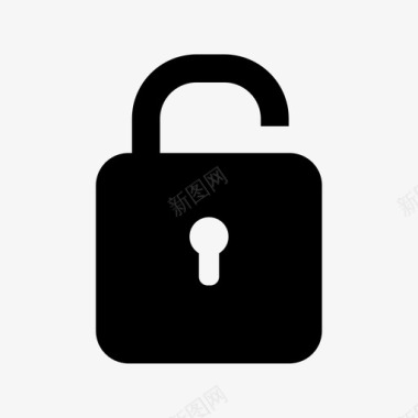 解锁文件隐私图标图标