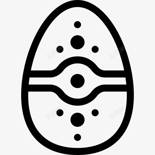 复活节彩蛋装饰食物图标svg_新图网 https://ixintu.com 复活节彩蛋 节日 装饰 食物