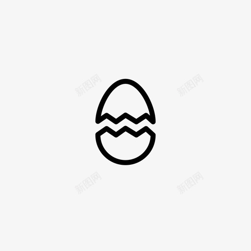 鸡蛋碎鸡蛋食物图标svg_新图网 https://ixintu.com 碎鸡蛋 食物 食物饮料 鸡蛋