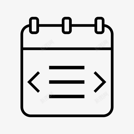 设置日历日日历月历图标svg_新图网 https://ixintu.com 周历 挂历 日日历 月历 设置日历
