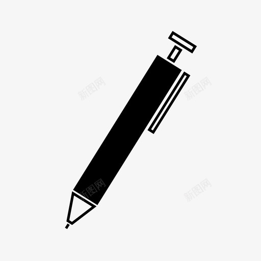 钢笔书写工具图标svg_新图网 https://ixintu.com 书写工具 钢笔