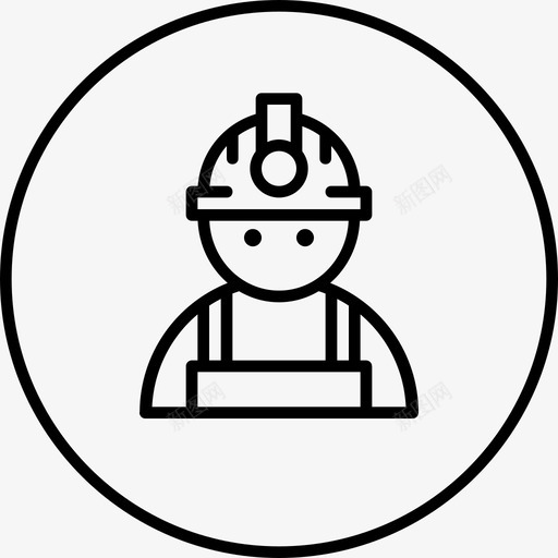 工程师土木建筑图标svg_新图网 https://ixintu.com 土木 头盔 安全帽 工程师 建筑