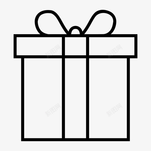 礼品盒生日礼物庆祝图标svg_新图网 https://ixintu.com 包装礼物 圣诞礼物 庆祝 生日礼物 礼品盒