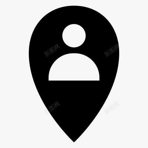 用户位置头像人图标svg_新图网 https://ixintu.com 个人资料 人 头像 搜索引擎优化营销符号图标 用户位置