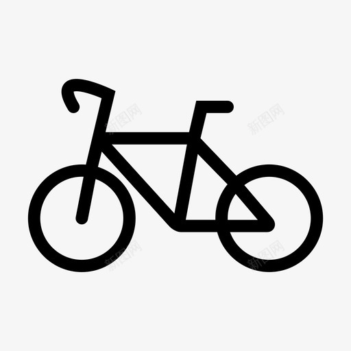自行车比赛旅游图标svg_新图网 https://ixintu.com 旅游 比赛 自行车