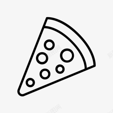 披萨快餐披萨片图标图标