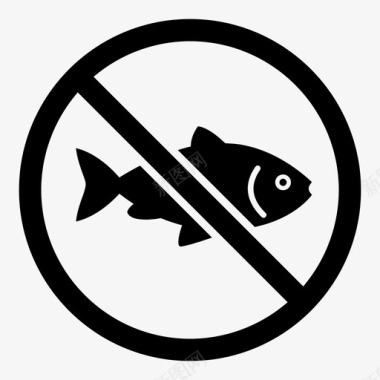 禁止捕捞图标图标