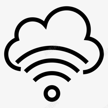 云wifi计算互联网图标图标