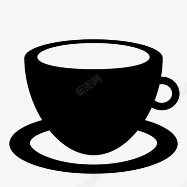 咖啡杯咖啡拿铁咖啡图标图标