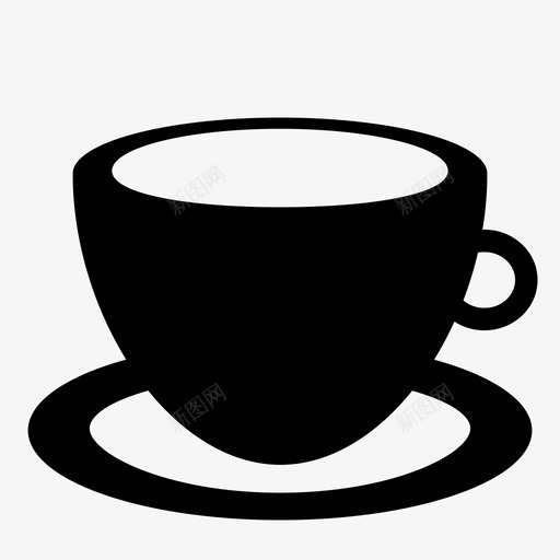 咖啡杯咖啡拿铁咖啡图标svg_新图网 https://ixintu.com 卡布奇诺 咖啡 咖啡和茶 咖啡杯 大杯咖啡 拿铁咖啡 茶