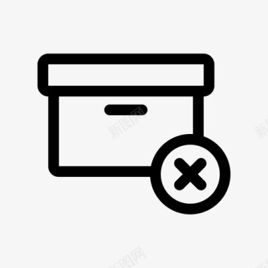包取消存档存储图标图标