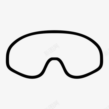 护目镜眼镜配件和衣服图标图标