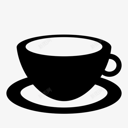 杯子咖啡茶图标svg_新图网 https://ixintu.com 咖啡 咖啡和茶 杯子 茶