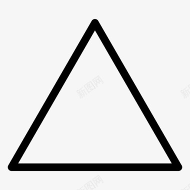 三角形三角形形状形状线条图标图标